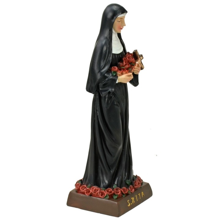 Saint Rita of Cascia 20 cm resin statue