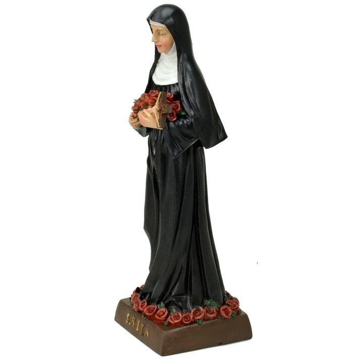 Saint Rita of Cascia 20 cm resin statue