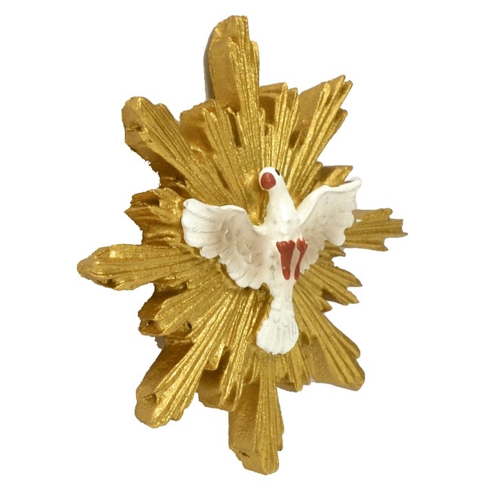 Holy Spirit with golden sunburst ø 4.6 cm