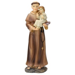 San Antonio con niño 13,5 cm estatua de resina