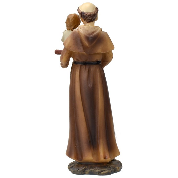 Sant' Antonio con bambino 13,5 cm statua in resina