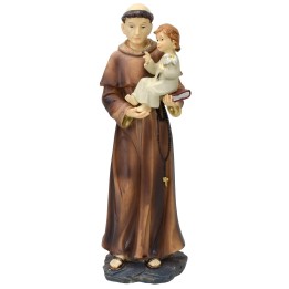 San Antonio con niño 20,5 cm estatua de resina