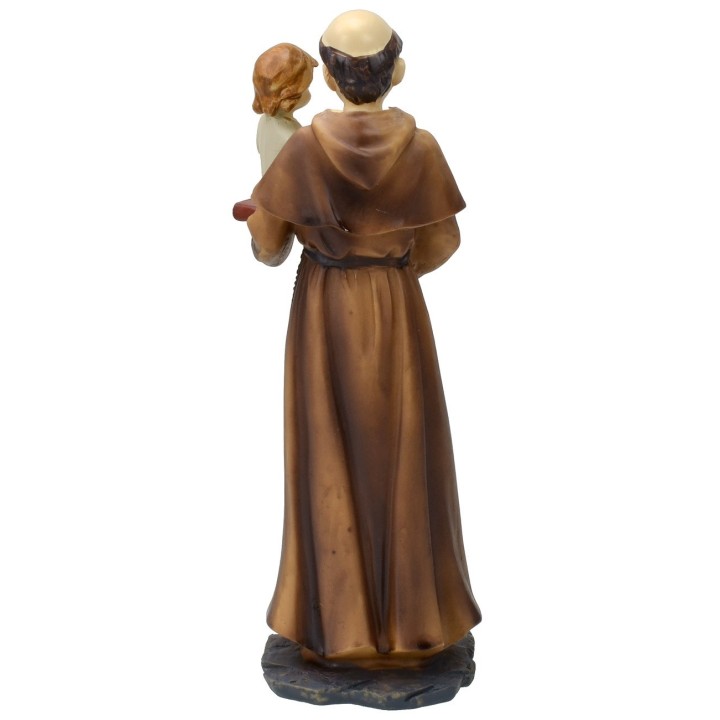 San Antonio con niño 20,5 cm estatua de resina