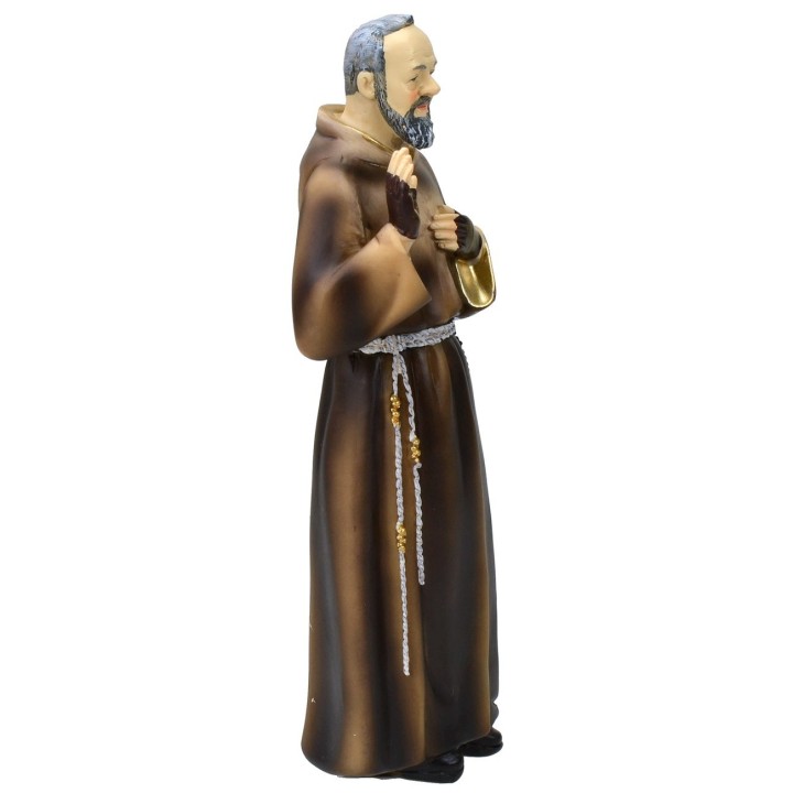 Padre Pio cm 20,5 statua in resina