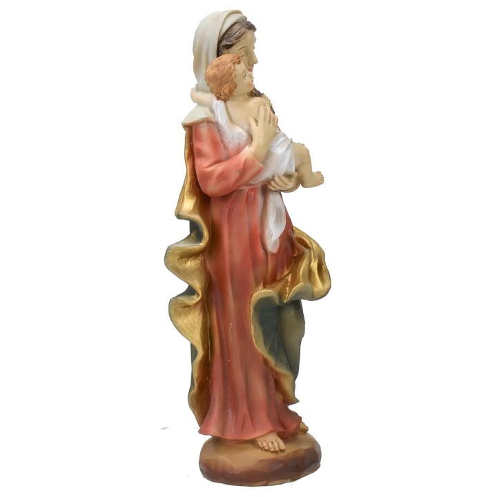 Madonna con Bambino cm 20 statua in resina