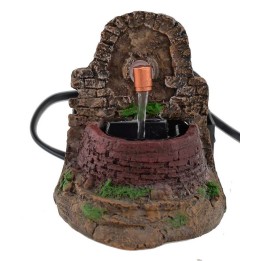 Fontana funzionante per presepe cm 8,5.x12x10,5 h