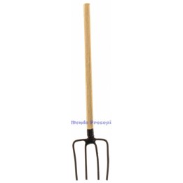 Horca con mango de madera: