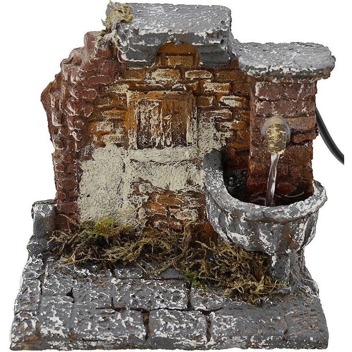 Working resin fountain 12x11x12 cm h.