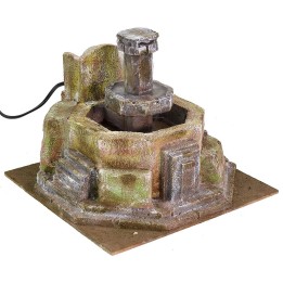 Octagonal fountain cm 25x25x19,5 h for statues 10-12 cm