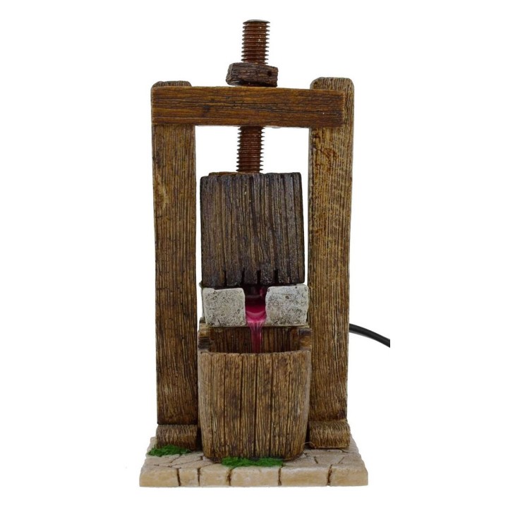 Antorcha de resina cm 9x9,5x20 h funcional para belén