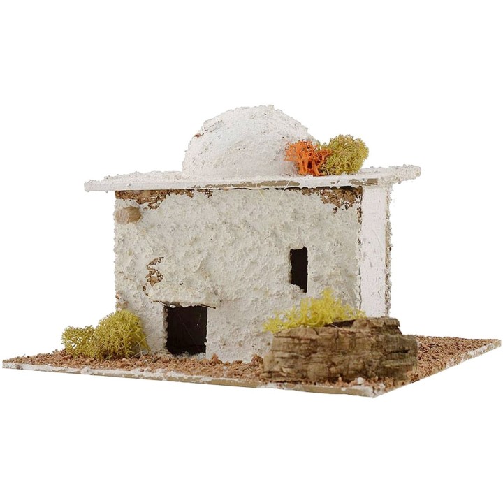Arab House for presepe cm 16x15x11, 5 h.