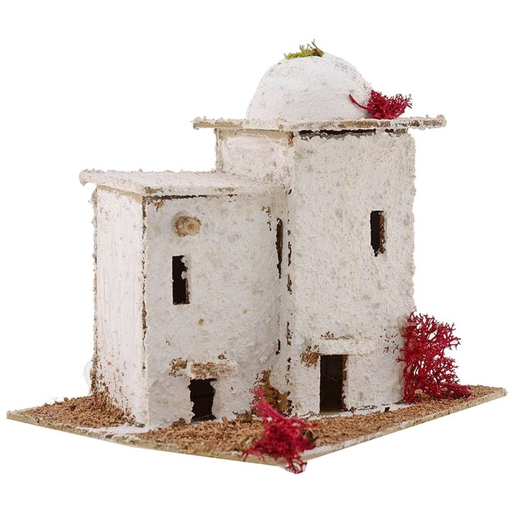 Casa Araba per presepe con cupola cm 16,5x14x15 h.