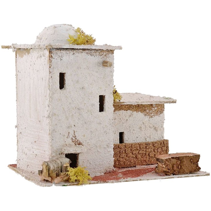 Casa Araba per presepe con cupola cm 20x15x16,5 h.