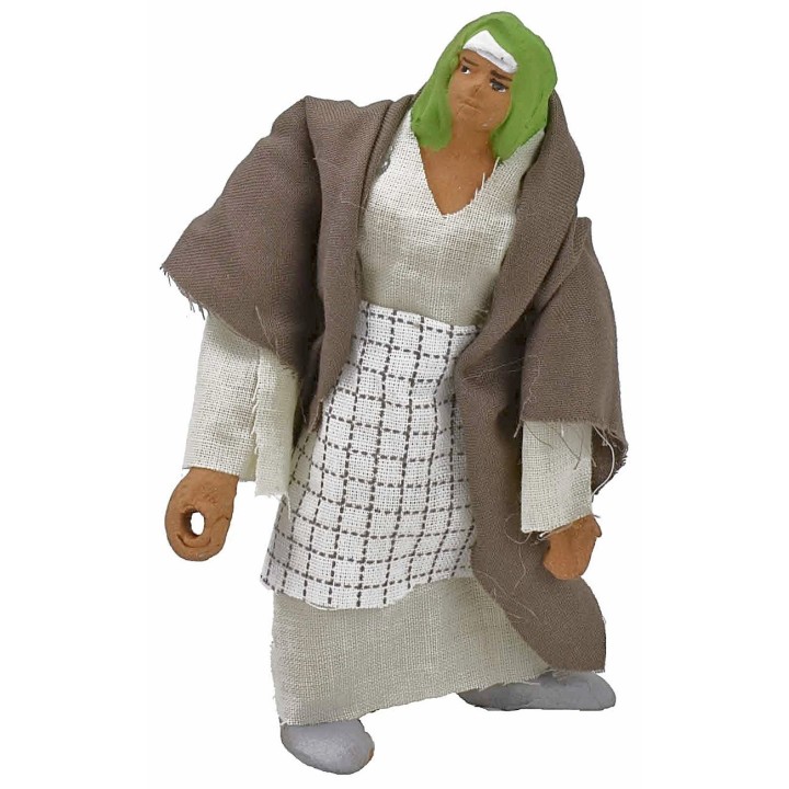 Mujer de pie articulada con mano perforada 11 cm