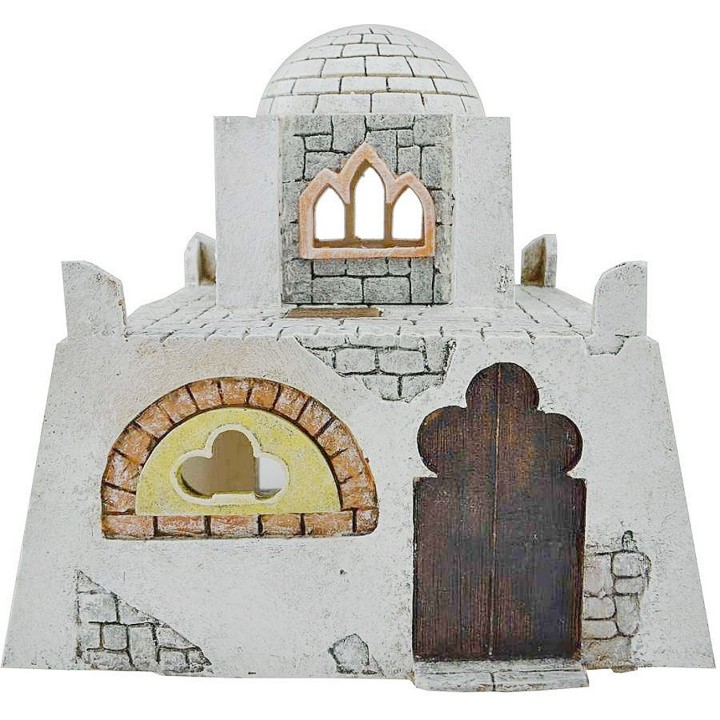 Casa Árabe belén cm 25x25x24 h.