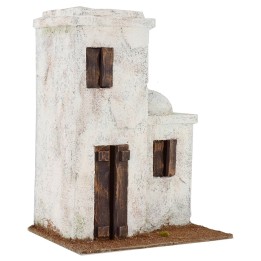 Casa árabe de dos pisos de 20x14,5x26,5 cm h