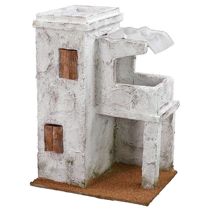 Arab house with balcony cm 19,5x14,5x27 h