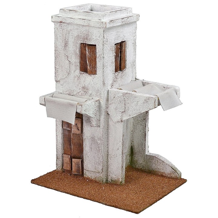 Casa árabe con marquesinas de 20x14,5x27 cm h