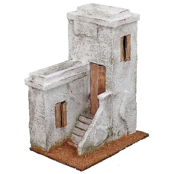 Arab house with staircase cm 8,5x12,5x17 h