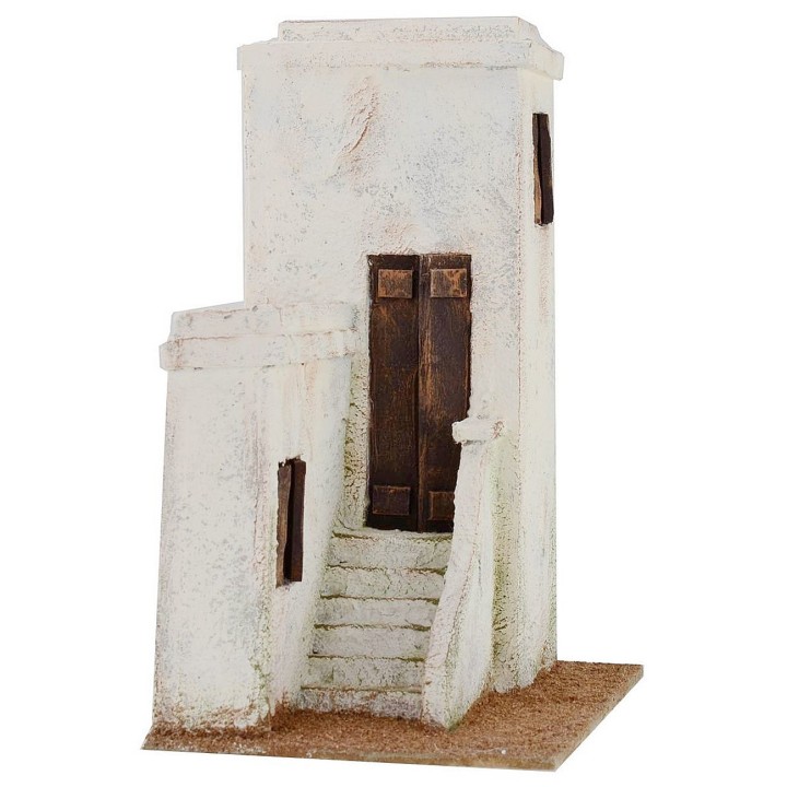 Casa árabe con escalera de 19,5x14,5x26,5 cm de altura para
