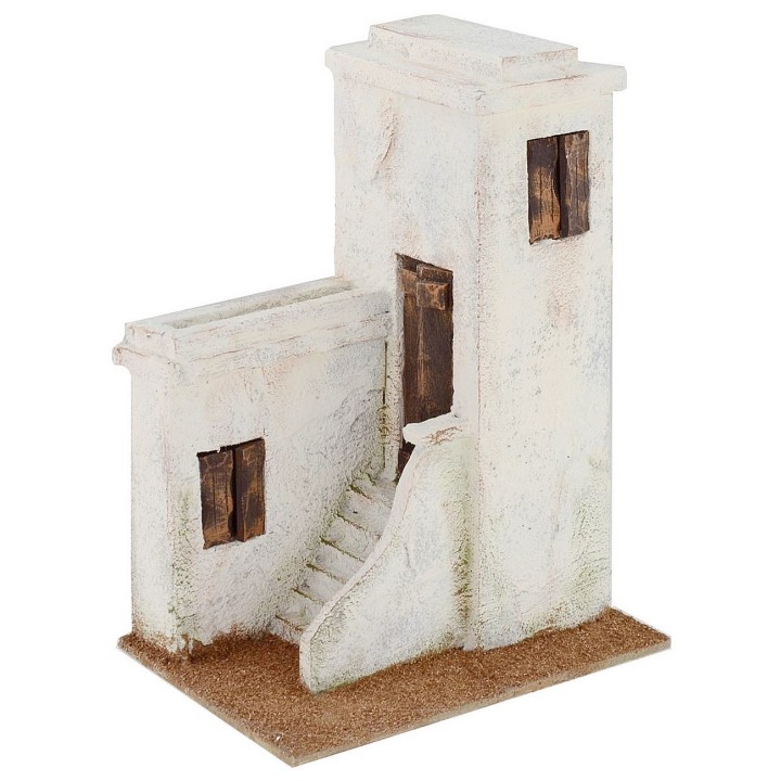 Casa árabe con escalera de 19,5x14,5x26,5 cm de altura para