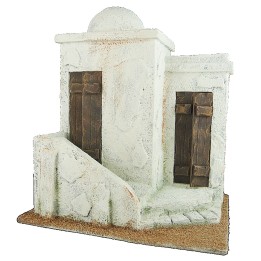 Casa araba con scalinata cm 19,5x14,5x23 h