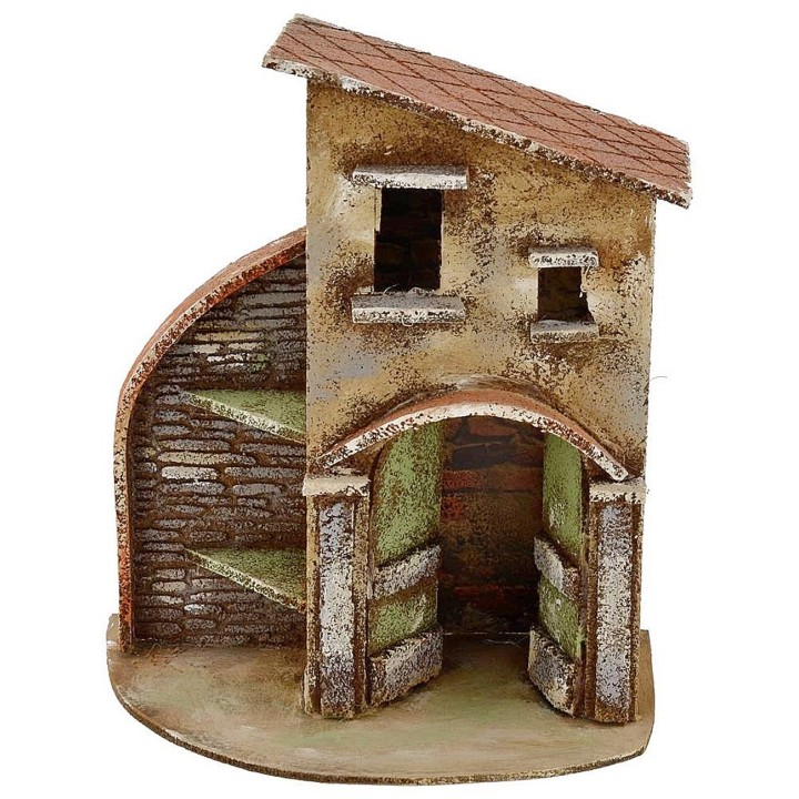 Casa con angolo per bottega 14x22x26h