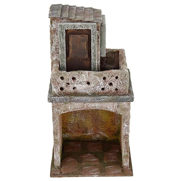 Casa con balcón en L de 14,5x12x28 h