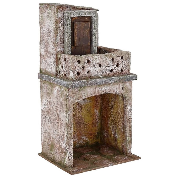 Casa con balcone a L cm 14,5x12x28 h