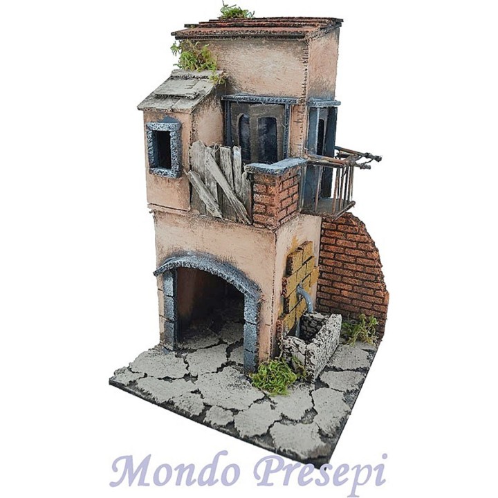 Casa con fontana cm 20x20x32