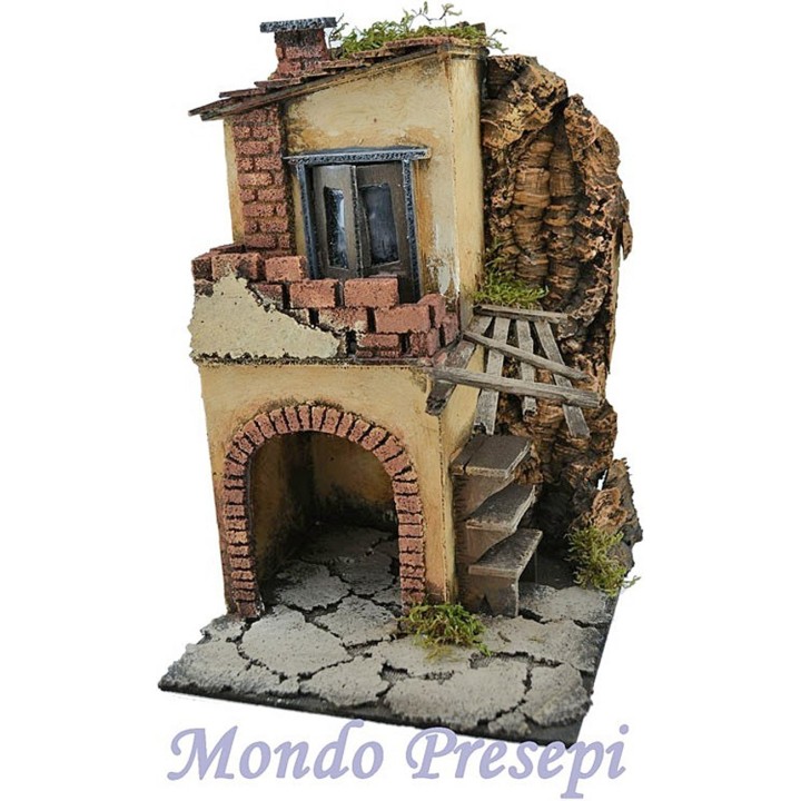 Casa con scaffale cm 20x20x32
