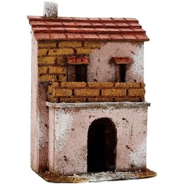House with terrace cm 12x9x18 h.