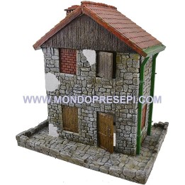 Casa de lujo en resina de 28x21x30 cm