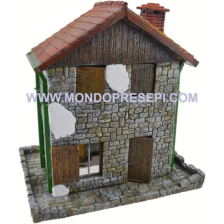 Casa de lujo en resina de 28x21x30 cm