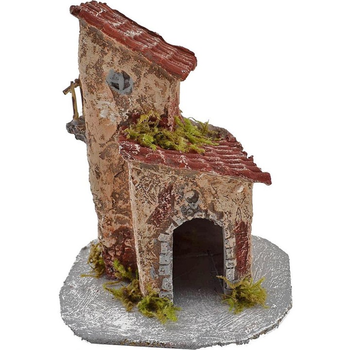 Resin house cm 15x12x18 h.