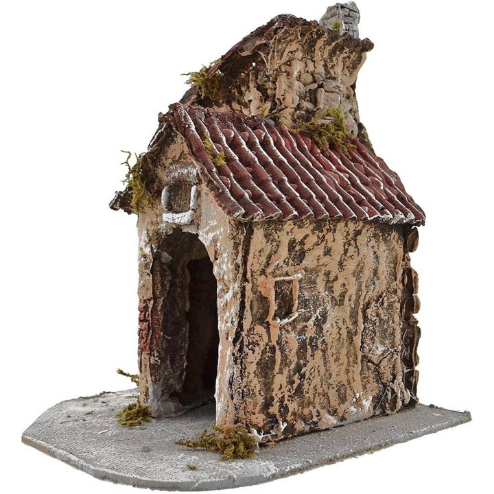 Resin house cm 18x18x22 h.