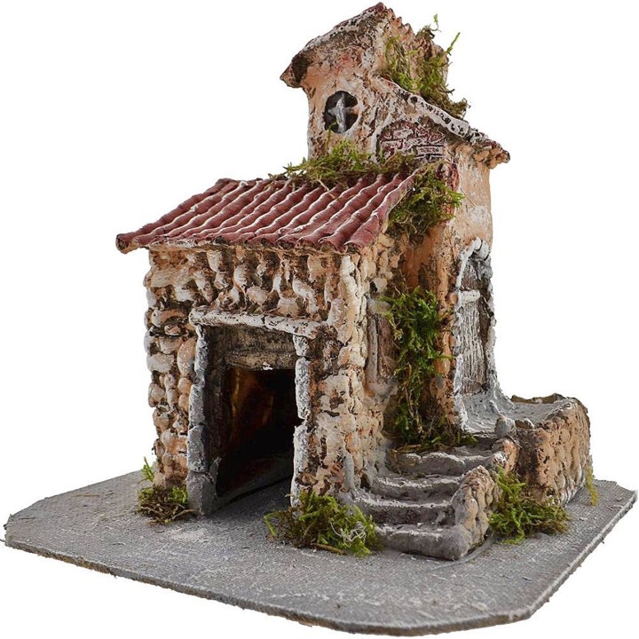 Resin house cm 22x21x24 h.
