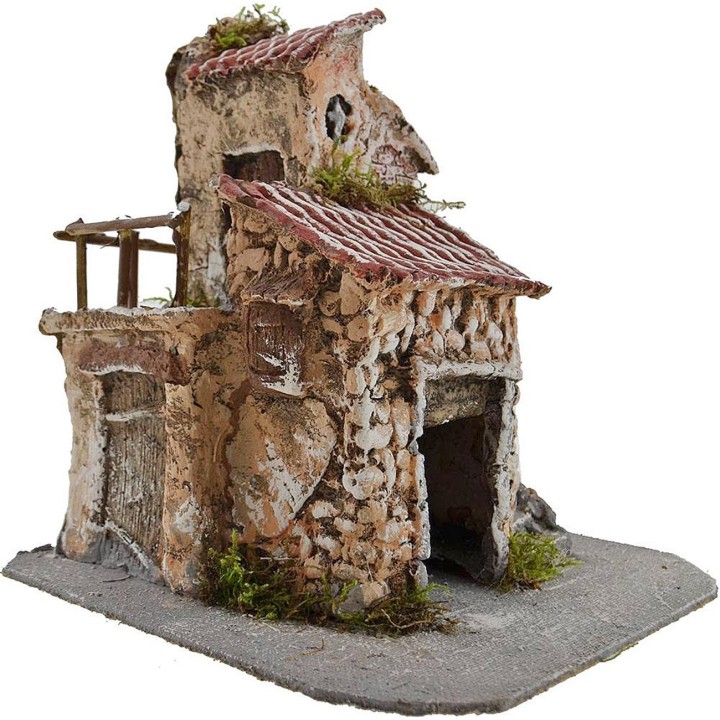 Resin house cm 22x21x24 h.