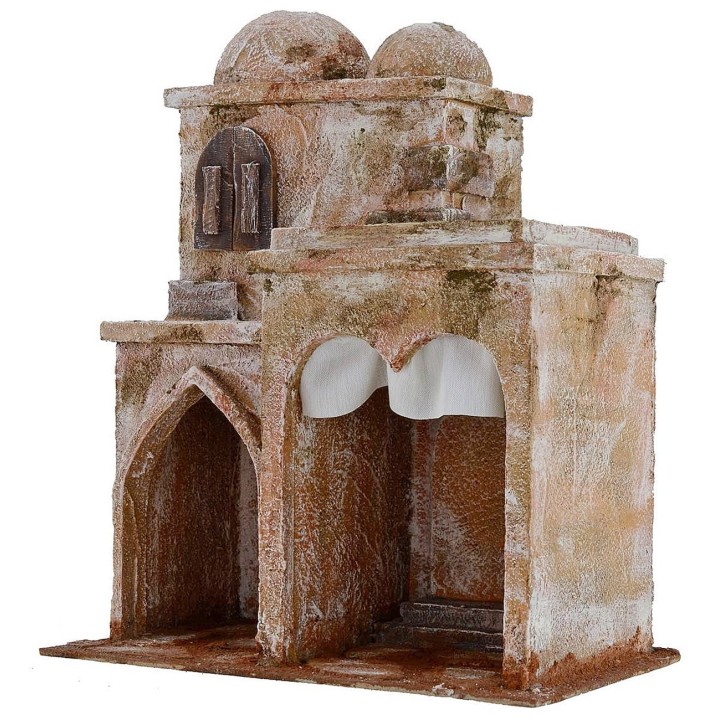 Palestinian home with shop and temple cm 25x14, 5x30 h