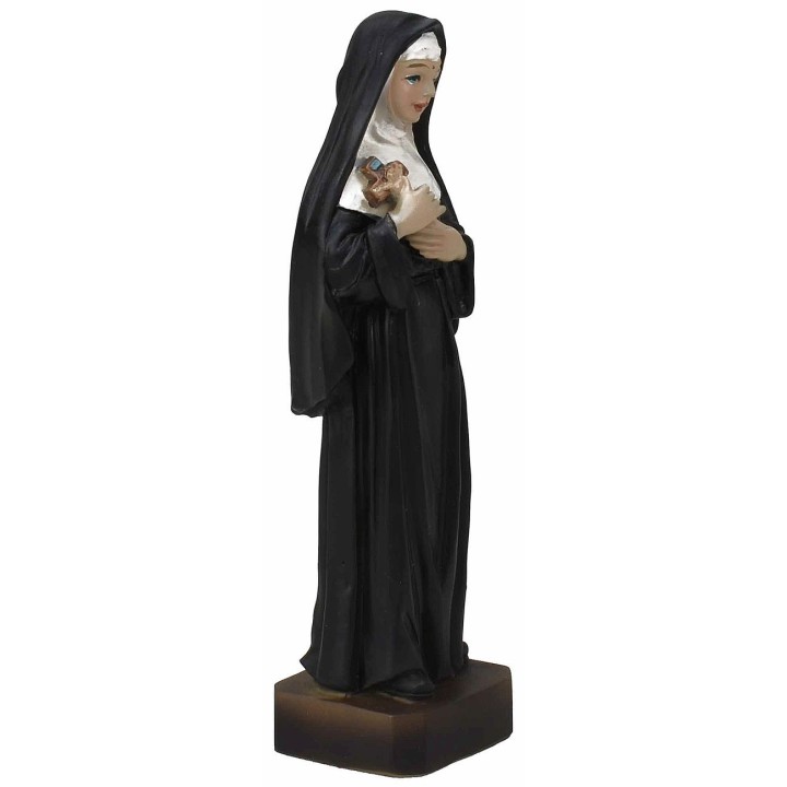 Santa Rita de Casia estatua de resina de 12 cm