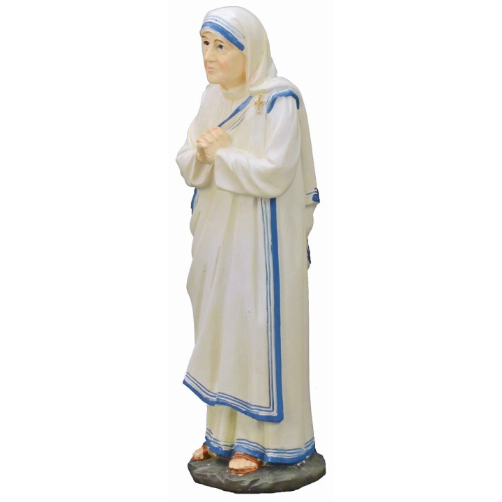 Madre Teresa cm 18 estatua de resina