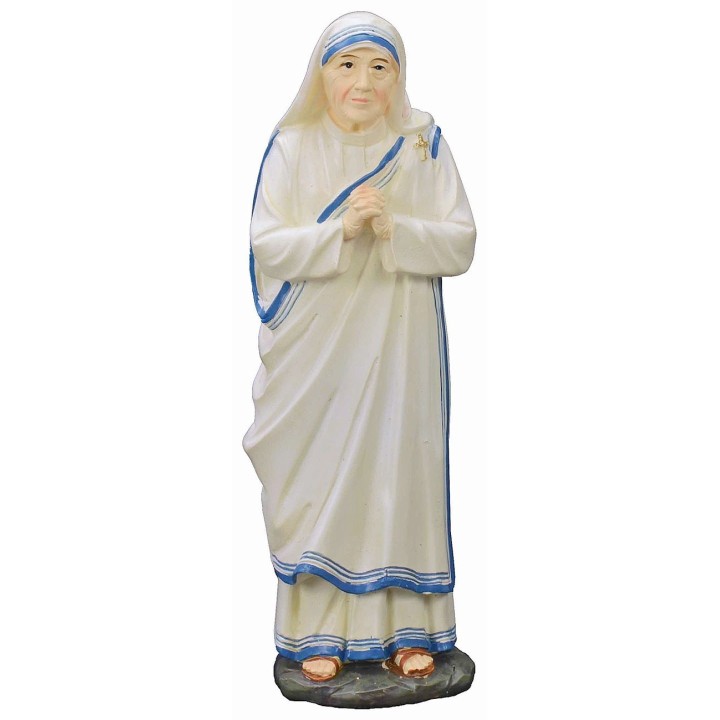 Madre Teresa cm 18 estatua de resina