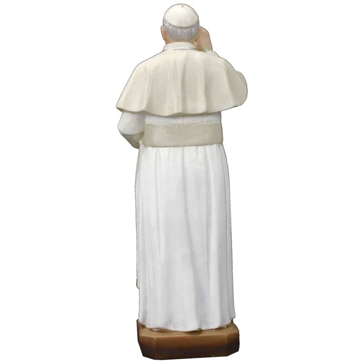 Papa Francesco 20 cm statua in resina