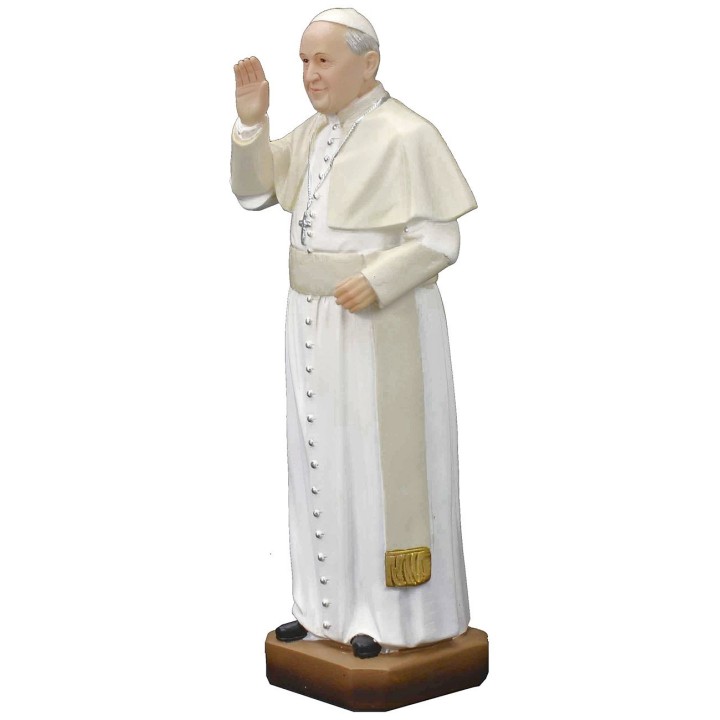 Pope Francis 20 cm resin statue