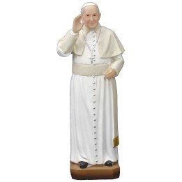 Pope Francis 20 cm resin statue