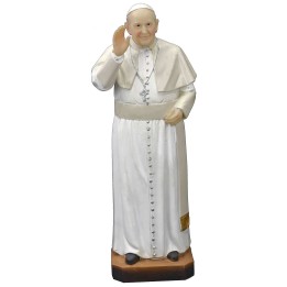 Pope Francis 30 cm resin statue