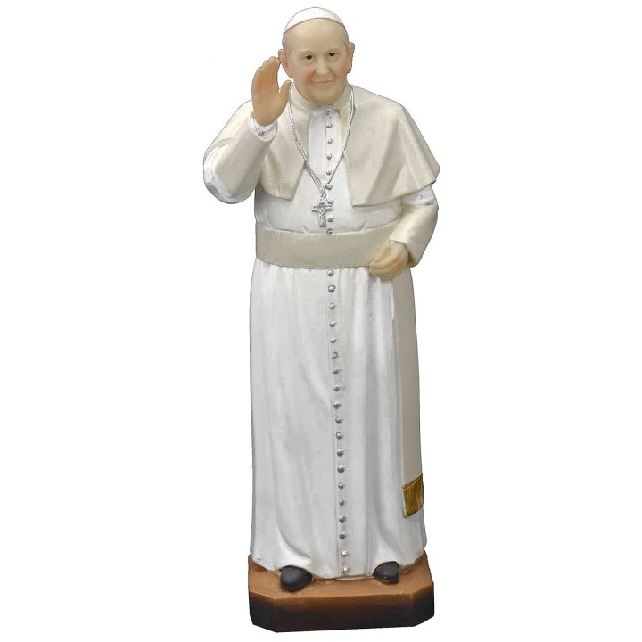 Papa Francesco 30 cm statua in resina