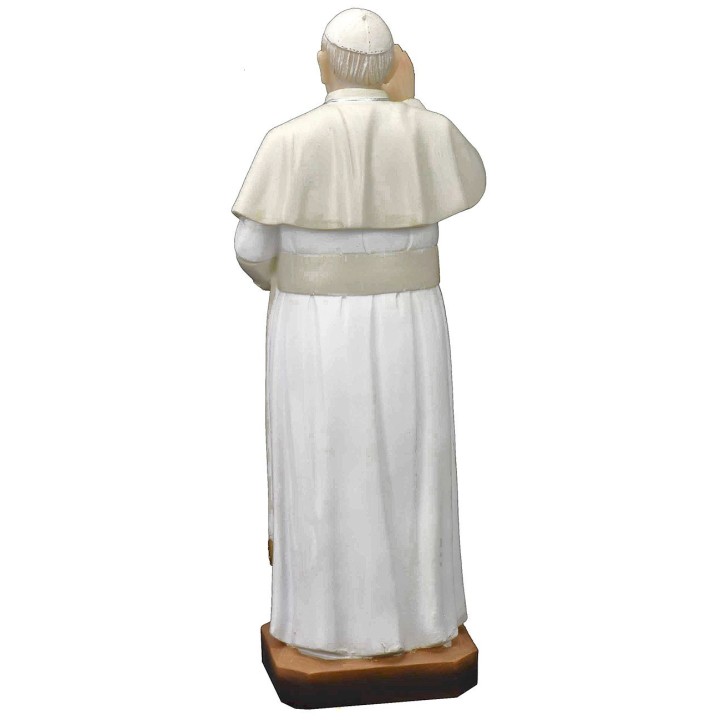 Pope Francis 30 cm resin statue