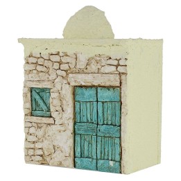 Palestinian home in wooden stuccato cm 12x7, 5x17 h