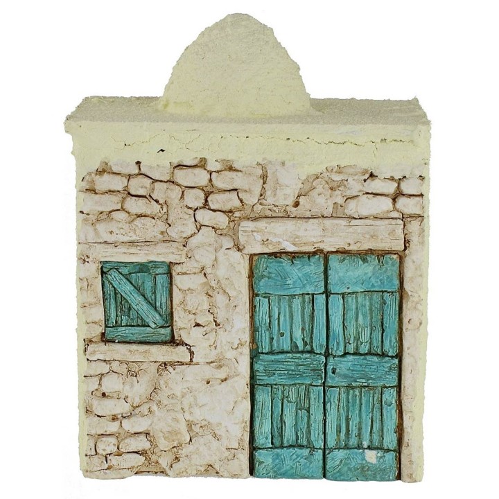 Palestinian home in wooden stuccato cm 12x7, 5x17 h